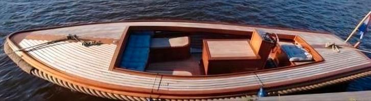 Unieke Helderse Vlet 7m inruil mogelijk caravan, auto, boot, Watersport en Boten, Motorboten en Motorjachten, Gebruikt, Hout, 6 tot 9 meter