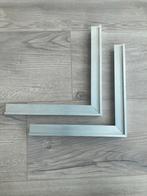 2x Nieuwe Aluminium Daktrim Buitenhoek 4.5x4.5 cm, Overige typen, Ophalen of Verzenden, Minder dan 75 cm, Nieuw