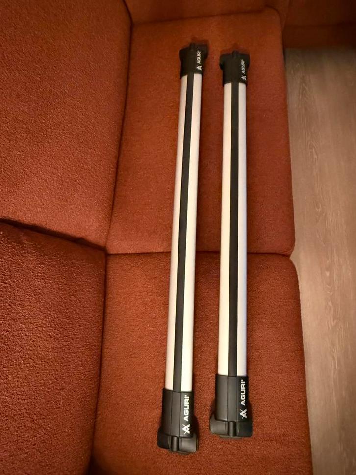 Dakdragers Aguri Nissan Qashqai 2017 J11 (met dakrails), Auto diversen, Dakdragers, Zo goed als nieuw, Ophalen of Verzenden