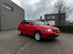 Seat Ibiza 1.2 47KW 2005 Rood, Auto's, Seat, Voorwielaandrijving, Stof, 64 pk, Zwart