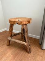 Houten krukje van de Intratuin, Ophalen, Gebruikt, Hout