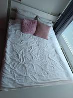 Ikea bed 160x200, Ophalen, Gebruikt, Wit, Tweepersoons
