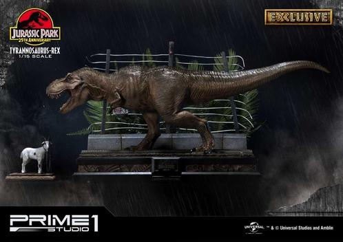 Prime 1 Studio Jurassic Park Tyrannosaurus-Rex Exclusive LMC, Verzamelen, Film en Tv, Nieuw, Film, Beeldje, Replica of Model, Ophalen of Verzenden