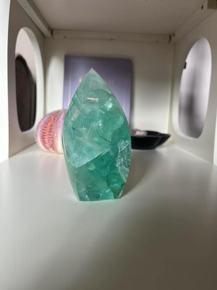 Fluoriet vlam, Verzamelen, Mineralen en Fossielen, Overige typen, Ophalen of Verzenden
