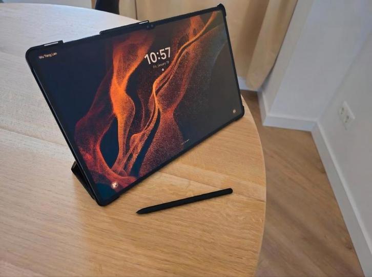 Samsung Galaxy Tab S8 Ultra krasvrij/nieuwstaat!, Computers en Software, Android Tablets, Zo goed als nieuw, Wi-Fi, 13 inch of meer