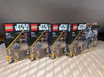 4 Nieuwe LEGO Star Wars sets - 75337 AT-TE Walker, Ophalen of Verzenden, Nieuw, Complete set, Lego