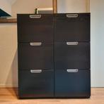 2 IKEA Galant archiefkasten - donkerbruin, Ophalen, Overige materialen, Gebruikt, 100 tot 150 cm