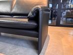 Leolux Bora Bèta 2,5 pers - Zwart Leer in Nieuwstaat, Leolux, Leolux, Tweepersoons, Ophalen of Verzenden