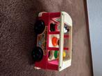 Fisher Price minibus retro, Kinderen en Baby's, Speelgoed | Fisher-Price, Overige typen, Gebruikt, Ophalen of Verzenden