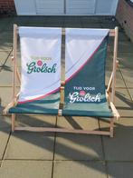 Duo strandstoel/tuinstoel grolsch, Ophalen, Zo goed als nieuw, Hout