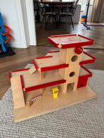 Houten garage, Kinderen en Baby's, Speelgoed | Houten speelgoed, Ophalen, Gebruikt
