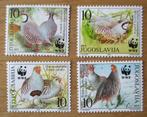 Joegoslavië, WWF serie Patrijs en Steenpatrijs, Verzenden, Postfris, Dier of Natuur