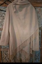 Franje jas wol s, Kleding | Dames, Jassen | Winter, Beige, Ophalen of Verzenden, Onbekend, Maat 36 (S)