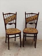 Prachtige set antieke bistrostoel Jacob&Josef Kohn Wien 1902, Antiek en Kunst, Ophalen of Verzenden