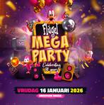Flugelmegaparty met snollebollekes tickets 2 stuks, Twee personen
