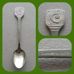 Lepeltje met bedrijfs of instellings beeldmerk, Verzenden, Verzilverd, Zo goed als nieuw, Metaal