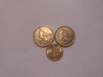 3 munten Guatemala 25,10 centavos 1990/1992, Ophalen of Verzenden, Zuid-Amerika, Setje