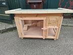 Oerdegelijke konijnenhok, Dieren en Toebehoren, Knaagdieren en Konijnen | Hokken en Kooien, Ophalen, 110 cm of meer, 60 tot 90 cm