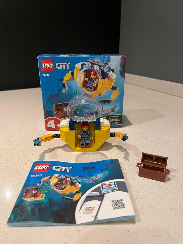 Lego City 60264 Mini Duikboot - Onderdelen Missen, Kinderen en Baby's, Speelgoed | Duplo en Lego, Gebruikt, Lego, Complete set