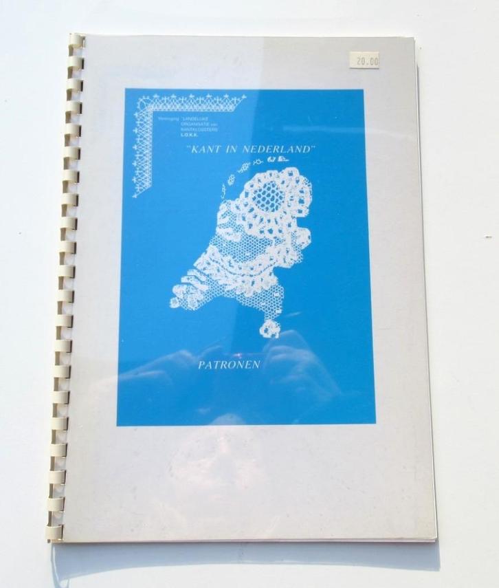 Hobbyboek E4611: Kantklossen - Kant in Nederland - patronen, Hobby en Vrije tijd, Kantklossen, Zo goed als nieuw, Patronen, Verzenden