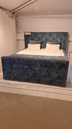Luxe Phoenix Business Class Boxspring, Ophalen, Blauw, 180 cm, 200 cm