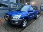 Kia Sportage 2.0 CVVT Comfort, 2e eigenaar, 1442 kg, Zwart, Blauw, Leder en Stof