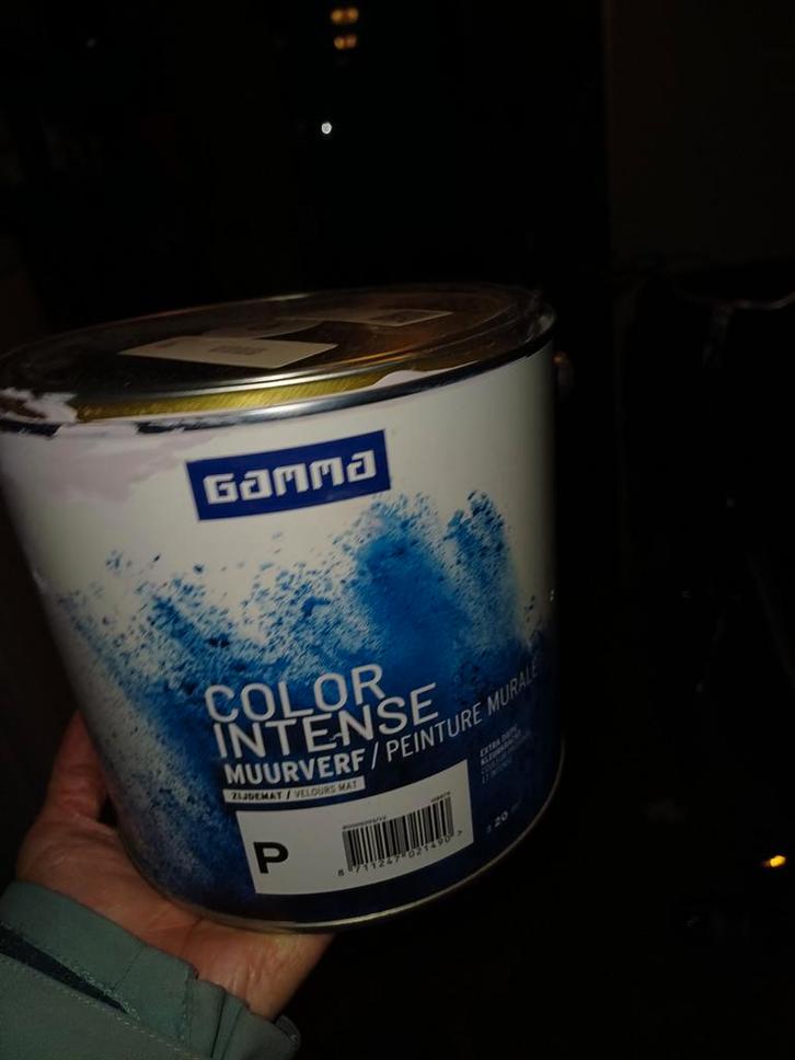 Gamma Color Intense Muurverf - Blauw, Doe-het-zelf en Verbouw, Verf, Beits en Lak, Ophalen of Verzenden