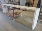 lange smalle statafel in 2 delen 350x50x110 cm lxbxh, Huis en Inrichting, Tafels | Sidetables, Gebruikt, 200 cm of meer, Ophalen of Verzenden
