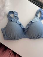 Ruffle bikinitop beachlife lichtblauw glitter maat 42, Beachlife, Blauw, Ophalen of Verzenden, Zo goed als nieuw