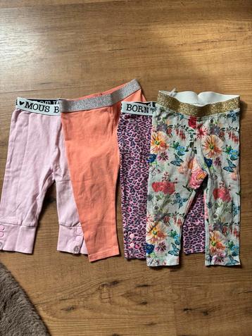 Leuke meisjes leggings set - maat 80 beschikbaar voor biedingen
