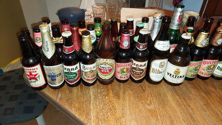 oude bierflessen, Verzamelen, Biermerken, Gebruikt, Flesje(s), Overige merken, Ophalen