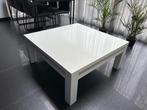 Nette hoogglans witte salontafel 100x100xx43 cm T.E.A.B., 50 tot 100 cm, Minder dan 50 cm, 100 tot 150 cm, Gebruikt