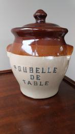Frans tafel afvalbakje poubelle de table, Ophalen of Verzenden