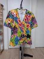 Vintage 80's glittertop van Morton Myles, Kleding | Dames, Jasjes, Kostuums en Pakken, Zwart, Maat 42/44 (L), Ophalen of Verzenden