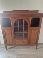 Antieke art deco Pander & Zoon Kast met Glasdeur, Ophalen, Gebruikt, 25 tot 50 cm