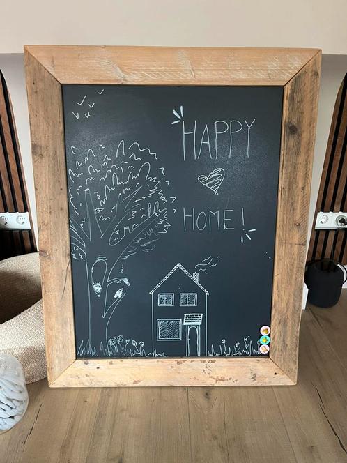 ✍️ Uniek Krijtbord Kunstwerk – Merk: Kamer26, Huis en Inrichting, Woonaccessoires | Memoborden, Zo goed als nieuw, Ophalen