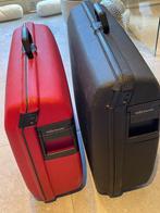 Koffers (2x), hard case, wielen + handvat, robuust, i.g.st, Ophalen, Gebruikt, Hard kunststof, Wieltjes