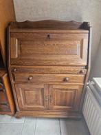 Antieke Eiken Secretaire, Huis en Inrichting, Kasten | Dressoirs, Ophalen, Gebruikt, Met deur(en), Eikenhout