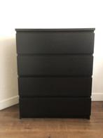 Ladekast zwart IKEA, Huis en Inrichting, Kasten | Ladekasten, Ophalen, 50 tot 100 cm, Zo goed als nieuw, 3 of 4 laden