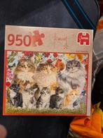 Jumbo Puzzel - Cat Family - 950 stukjes, Hobby en Vrije tijd, Denksport en Puzzels, Ophalen of Verzenden, 500 t/m 1500 stukjes