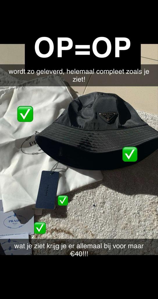 Leuke Prada en Burberry Hoedjes NIEUW, Kleding | Dames, Hoeden en Petten, Nieuw, Hoed, One size fits all, Ophalen of Verzenden