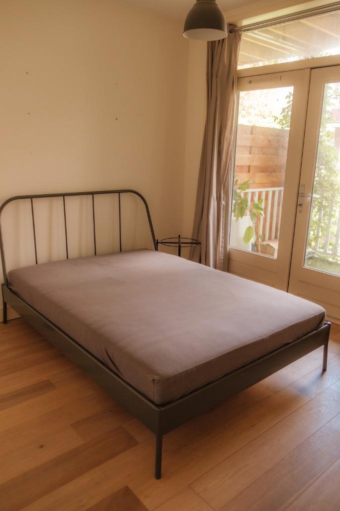 KOPARDAL IKEA Bed frame, grey, 150x200 cm, Huis en Inrichting, Slaapkamer | Bedden, Zo goed als nieuw, Tweepersoons, Overige maten