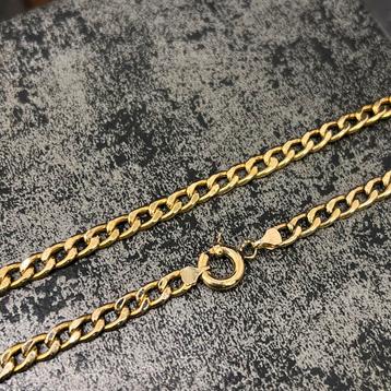 18k gouden ketting cuban schakel gourmet beschikbaar voor biedingen