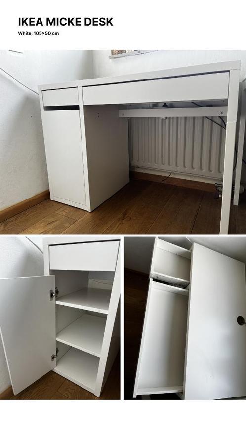 IKEA MICKE Bureau – Goede Staat, Huis en Inrichting, Bureaus, Zo goed als nieuw, Bureau, Ophalen