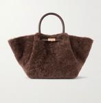DeMellier New York Midi Shearling Tote, Brown, Ophalen of Verzenden, Zo goed als nieuw, Bruin, Handtas