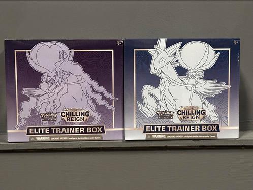 Chilling Reign Elite Trainer Boxes *sealed*, Hobby en Vrije tijd, Verzamelkaartspellen | Pokémon, Nieuw, Ophalen
