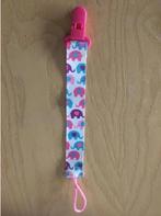 Speenkoord nieuw roze olifant hartjes of strepen baby meisje, Ophalen of Verzenden, Nieuw, Overige typen