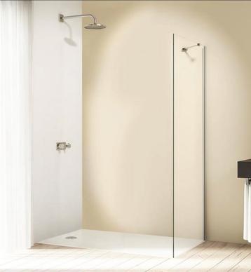 Douchewand huppe 90 x 200 sandkleur glas koopje beschikbaar voor biedingen