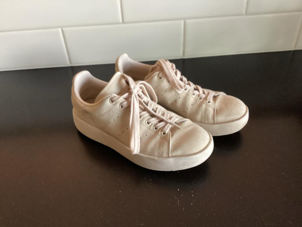 Adidas Stan Smith Bold Beige/Roze - Maat 40, Ophalen of Verzenden, Gedragen, Beige, Sneakers of Gympen