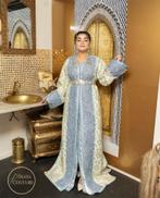 Verhuur marokaanse Takchita, Maat 38/40 (M), Overige typen, Blauw, Nieuw